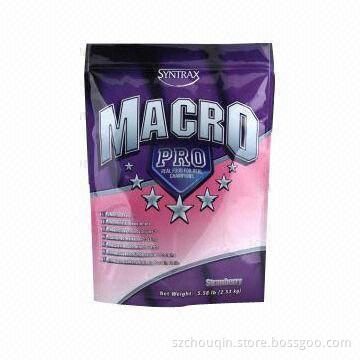Metallized Laminated Stand Up Zipper Bag for Food Packaging with Tear Notch and Moisture-proof